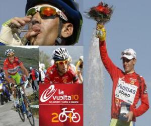 пазл Винченцо Nibali (Liquigas) чемпион Тур Испания 2010